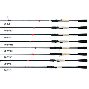 Full-Fuji Universal Long-Cast Lure Fishing Rod Cork Handle Hard Action 110-140cm Collapsed Length for Snakehead Mandarin Fish – Hard Lure – view 2