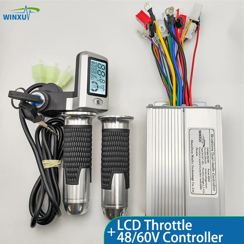 Controller Per Scooter Elettrico 36V-60V 1000W Brushless Con Display LCD - Regolatore Intelligente