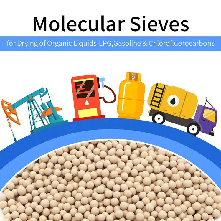 Molecular Sieve 13X for air Purification Odor Removal Zeolite 13x Adsorbent for Co2 and H2s Removal From Liquefied Petroleum Gas