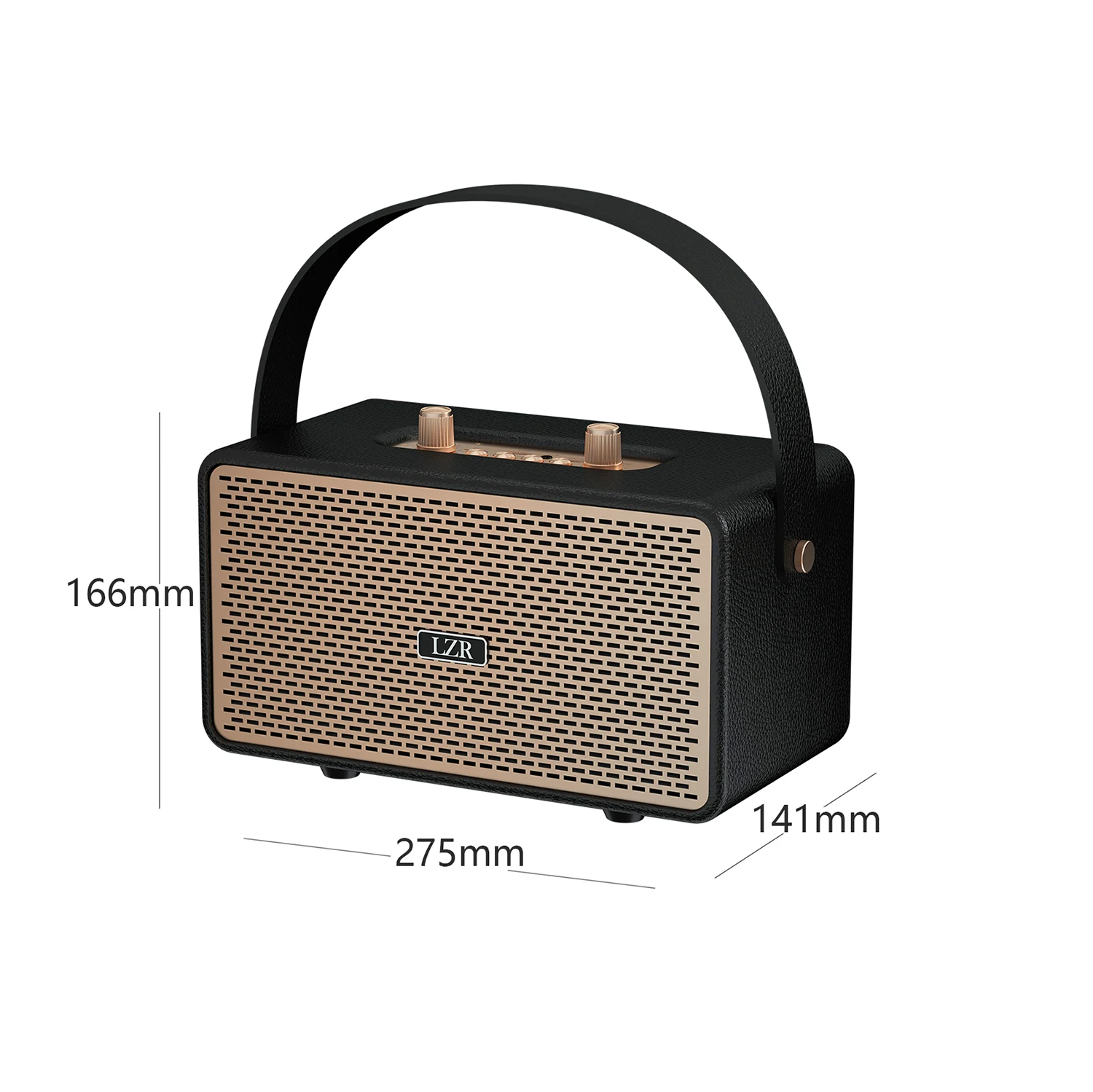 Stereo Amazonbasics Vintage Bluetooth Speaker Retro Classical