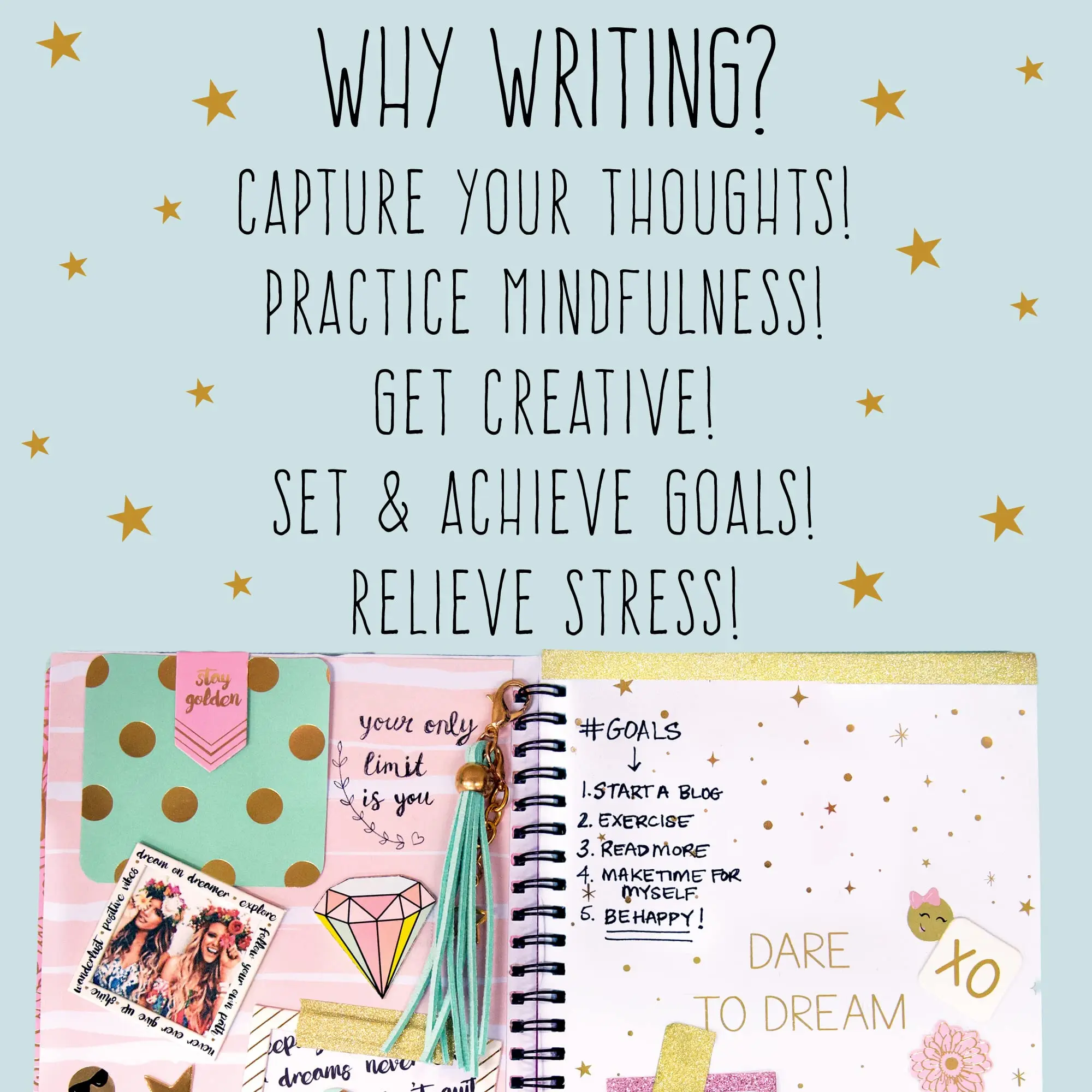 DIY Journaling Set Gift Box For Kids Hardcover Planner diy-journaling-set-gift-box-for-kids-hardcover-planner