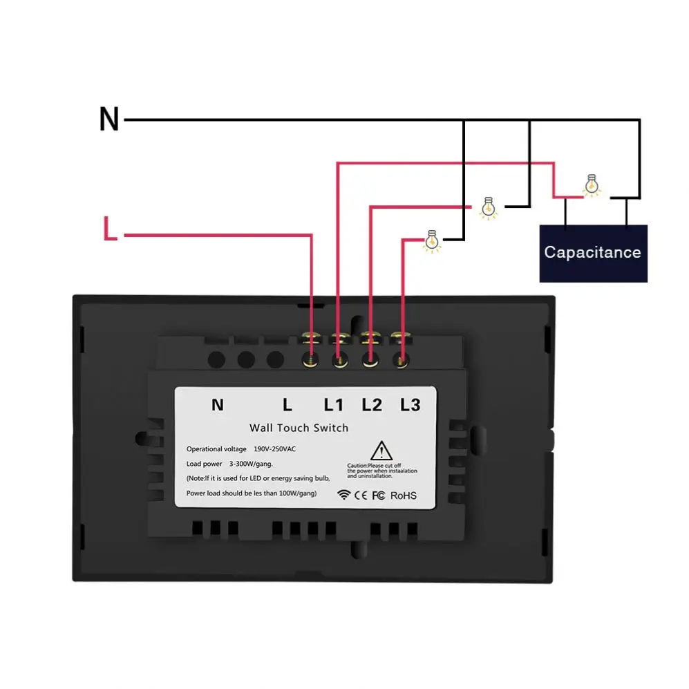 SONOFF M5 SwitchMan Smart Wall Switch 80 86 120 Type 1/2/3 Gang Mechanical Button Switch Frame Smart Scene Schedule