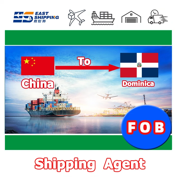 Ocean Shipping Agent FCL 20GP/40GP/40HQ/45HQ International Sea Freight Cargo Shipping Services to Dominica