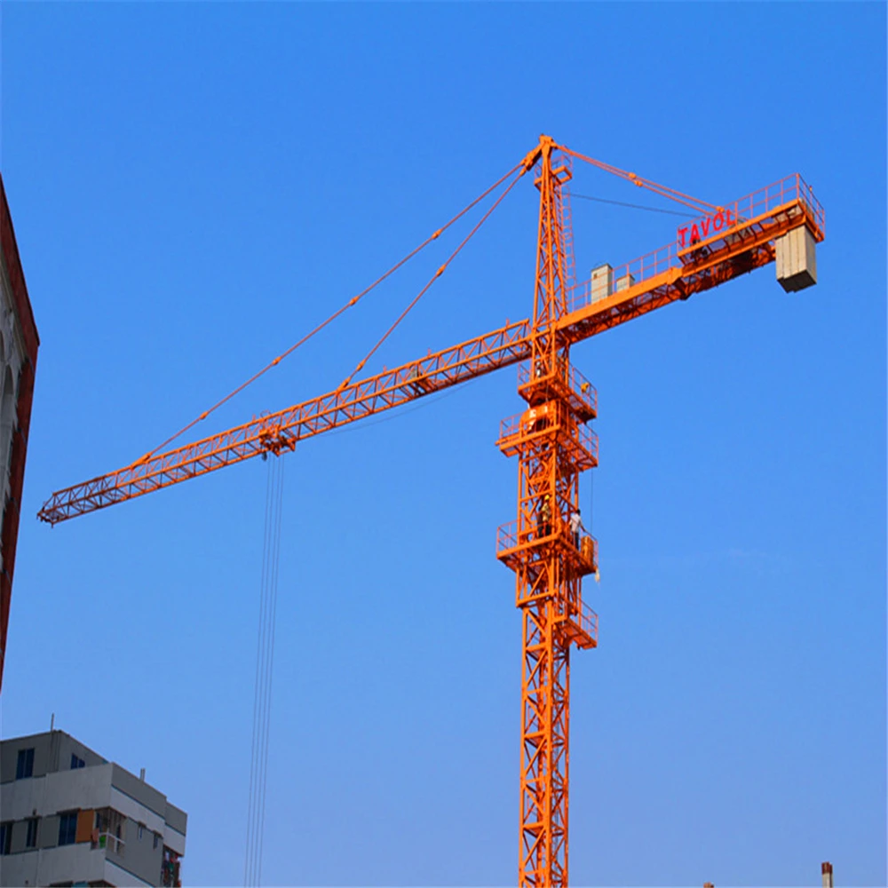 Hot Sale 18 Tons Topless Tower Crane QTZ315-7040 with Motor High Load Moment Max Height 200M