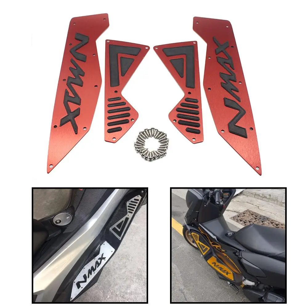 
 Модифицированные подножки из алюминиевого сплава для мотоцикла с ЧПУ, подножки для Yamaha Nmax 125 155 2015-2017  