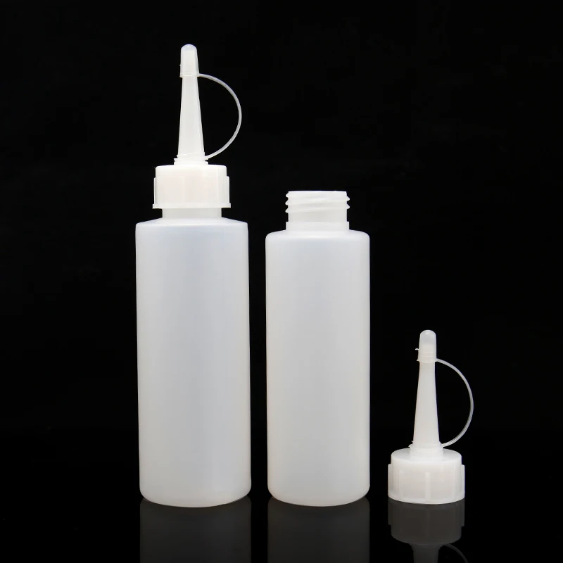 product screen printing plastic bottle 30ml 60ml 500ml 250ml 120ml 100ml with screw cap-35