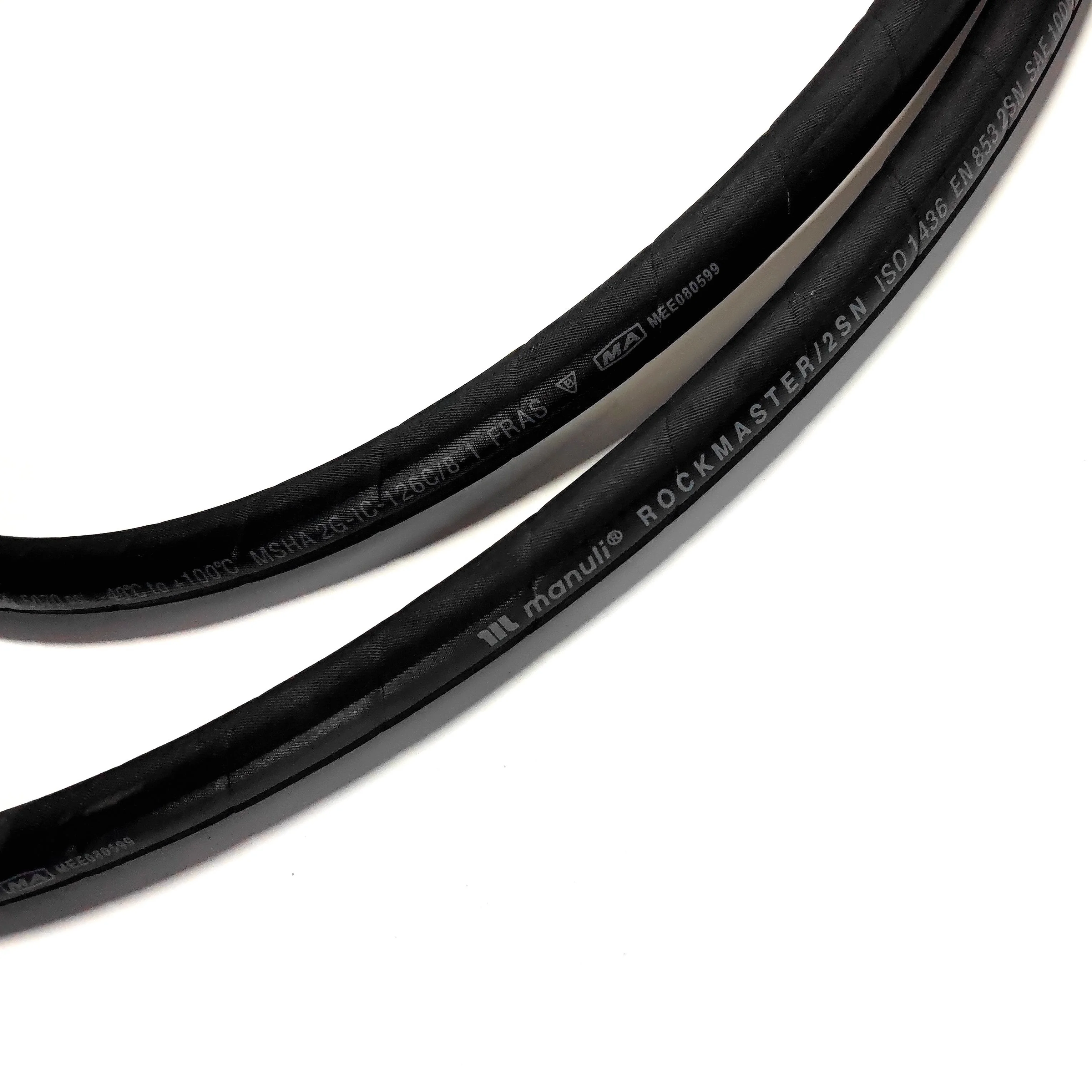 2024 High Quality EN853 2SN SAE 100 R2AT/2SN   Hose Oil Air Water Hydraulic Hose 1/4-6 Inch in Stock