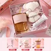 Verre en bambou + serviette ours + crème pour les mains