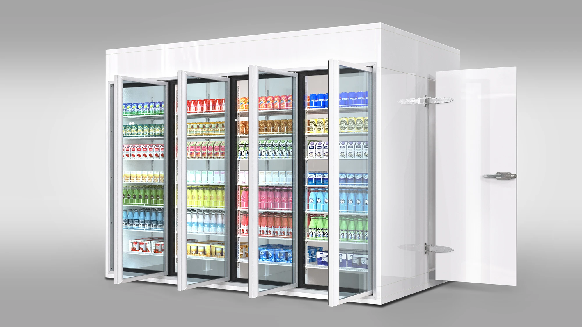 Convenience Store Upright Refrigerator, based on sizes, R22 - detail 8