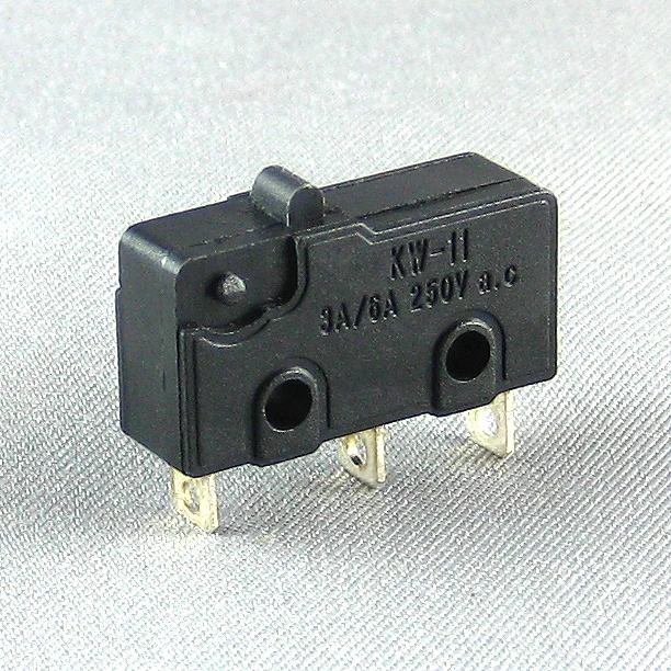 Miniature Limit Switch with Lever 3A 5A 3pins Micro Switch for Vacuum Cleaner