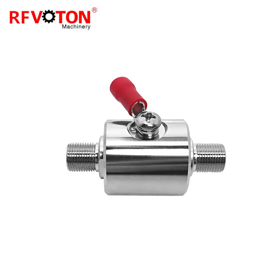 RF circular Lightning arrester for cctv F female to F female jack coaxial connector 0-3Ghz with 90V 230V tube discharge manufacture