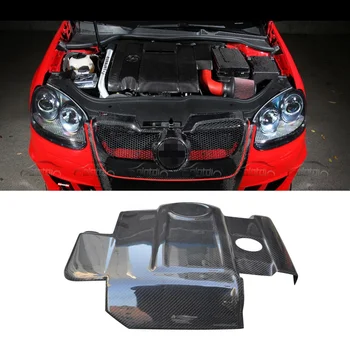 Carbon Fiber Front Engine Hood Protect Cover Case For Vw Volkswagen Mk5 ...