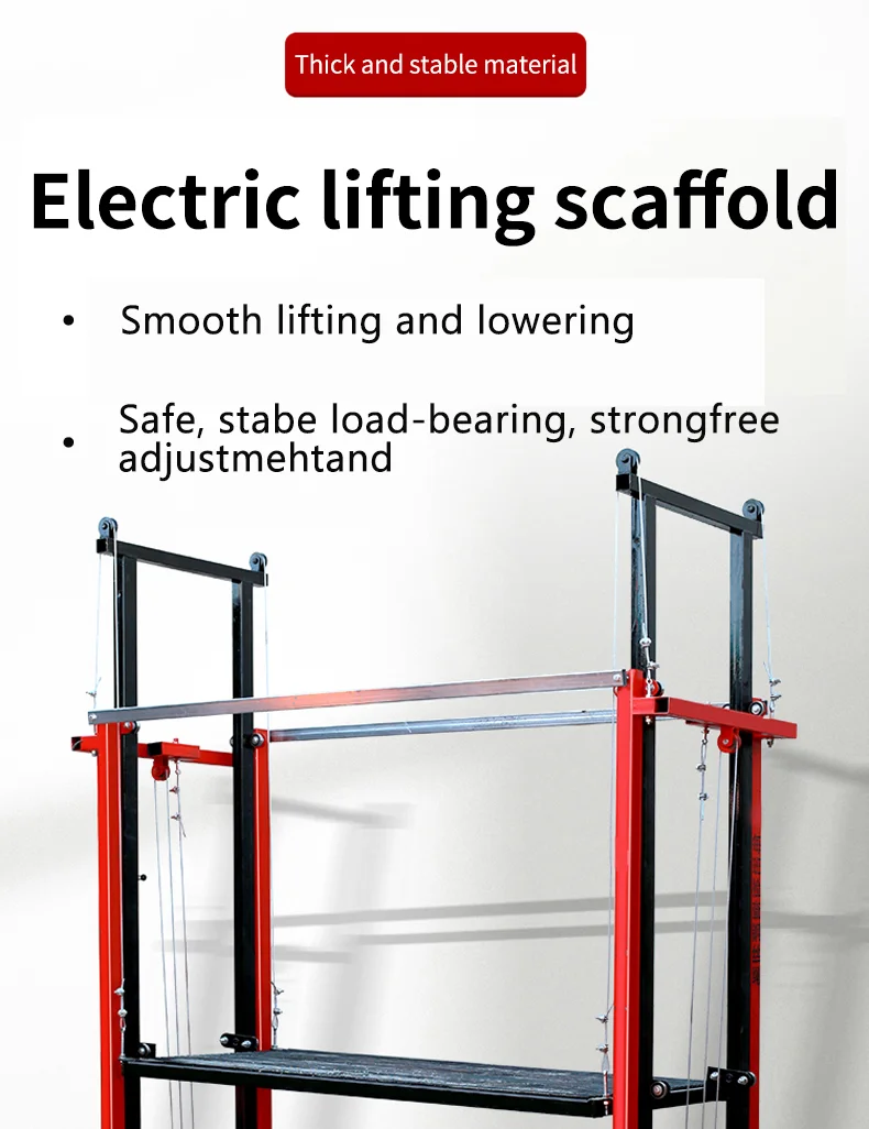 China Hot sales lift elevator electric scaffolding lifts 6m electrical scaffolding manufacture