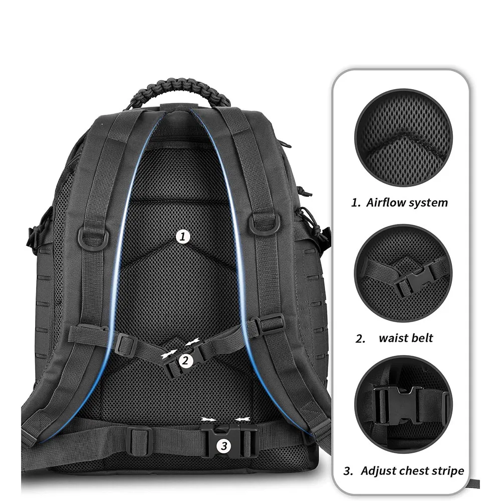 FREE SAMPLE Practical Assault Backpack Large Assault Bag Practical Backpack for Training