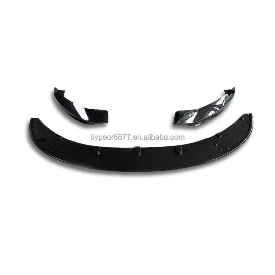 product tiypeor gloss black front splitter fits 2014   2020 for bmw 4 series f32 f33 f36 m sport front bumper lip spoiler-4