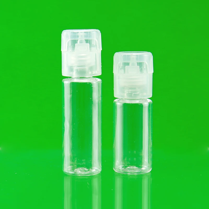 wholesale short plastic squeeze bottle PET liquid dropper bottle for essential oil