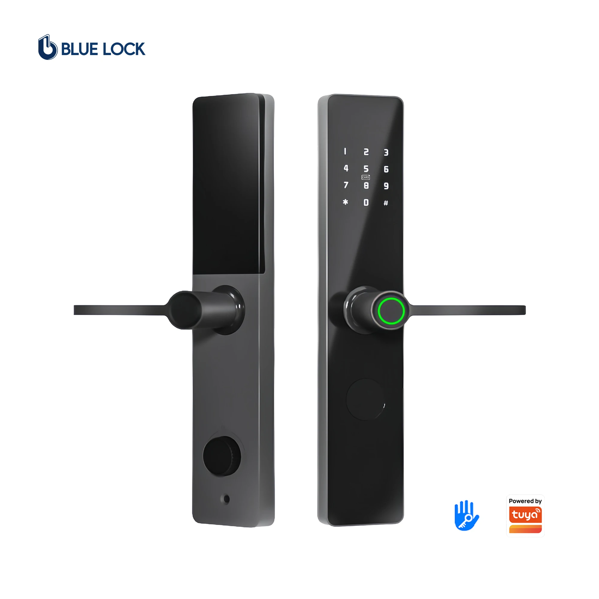 Bluelock Aluminum Alloy Smart Lock TTlock Digital Biometric Fingerprint Keyless Entry for Steel/Aluminum /Wi-Fi Home