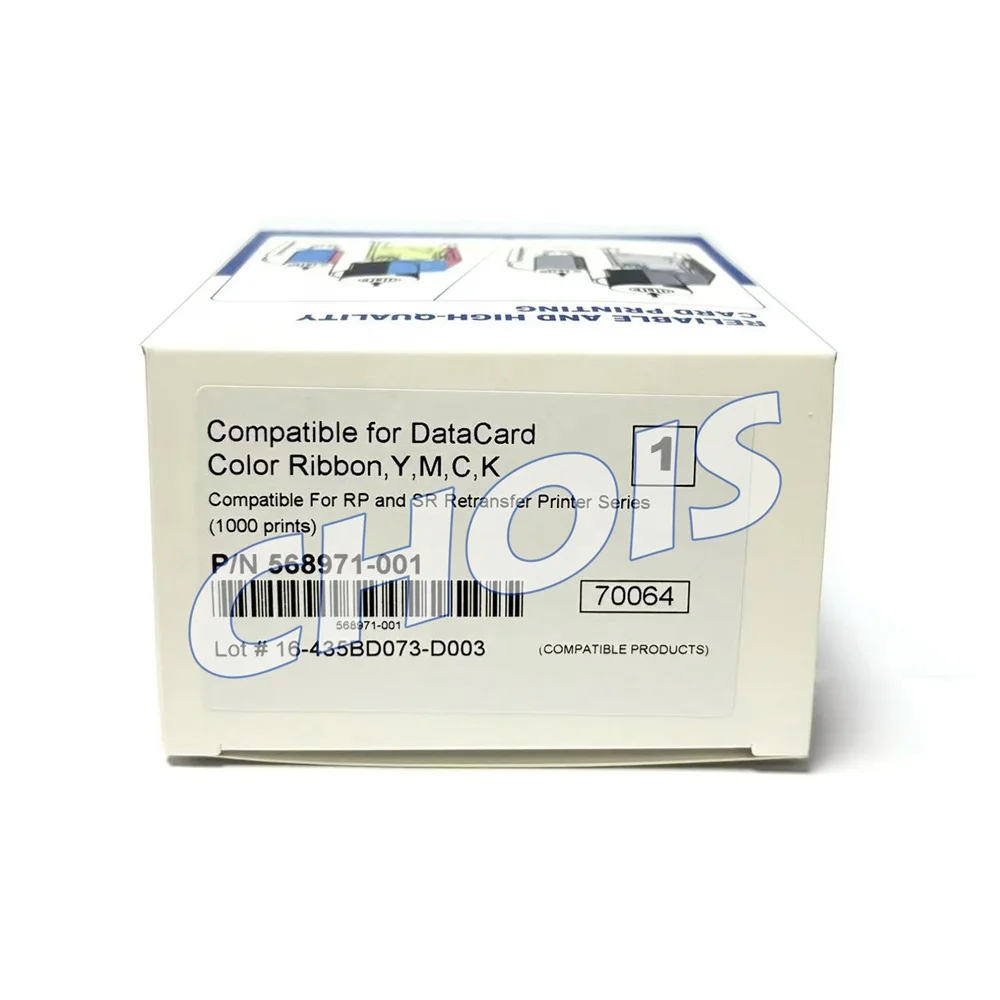 Retansfer Ribbon Datacard 568971-001 YMCK Color Retransfer Ribbon - 1000 Prints