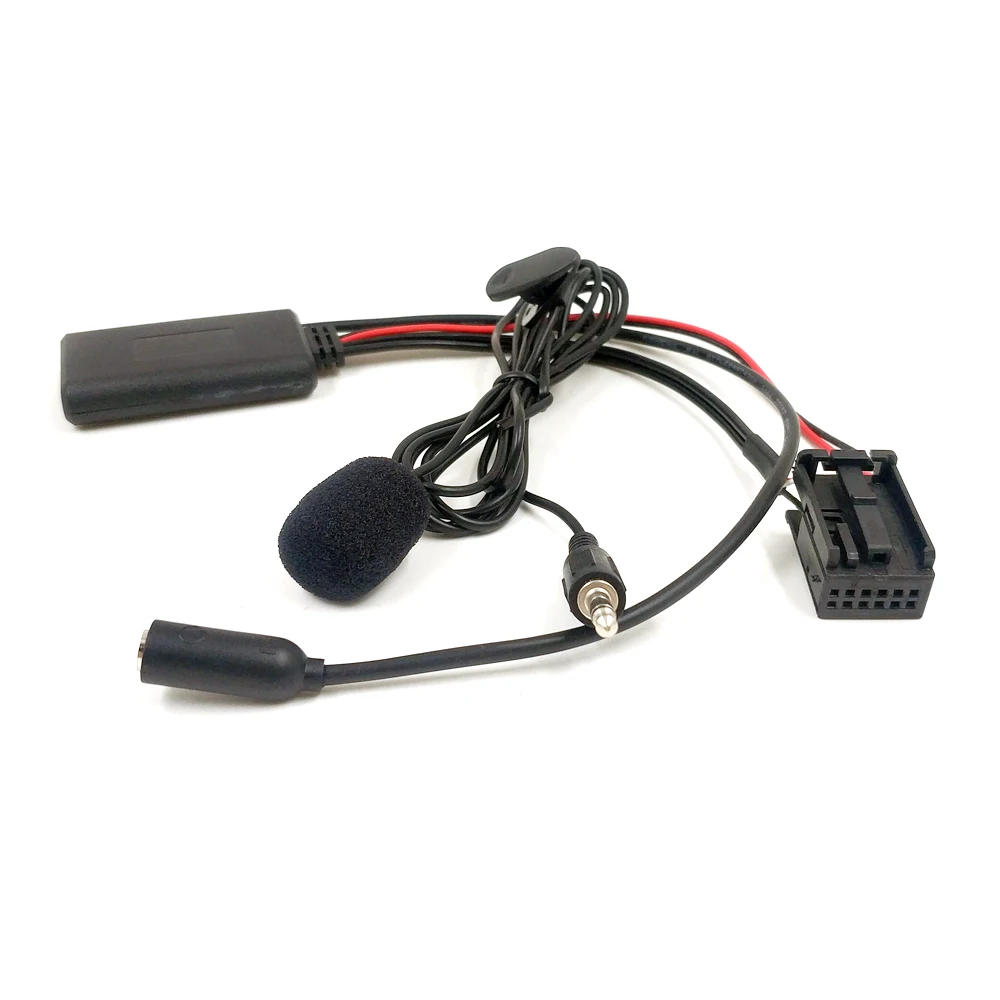 Mikrofon für Opel CD30 CDC40 CD70 DVD90 12-pol Bluetooth AUX Audiokabeladapter 