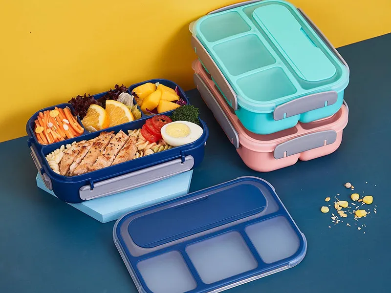 Lunch Box Kids Bento Plastic Plastic Containers Lunch Box For Adults ...