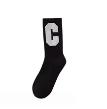 Fashion Colorful Letter Casual Socks Custom Crew Girl School Socks for Women