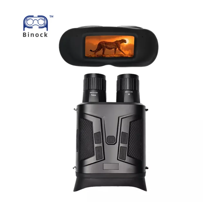 Binock NV800S Widescreen LED Display Digital Binoculars Night Vision With Infrared System and 64GB Memory Card