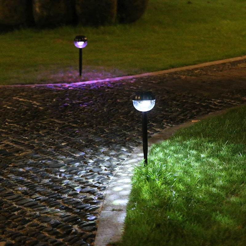 Outdoor Garden Path Lighting Solar Lamp Pathway Spike Waterproof Led