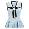 Top azzurro