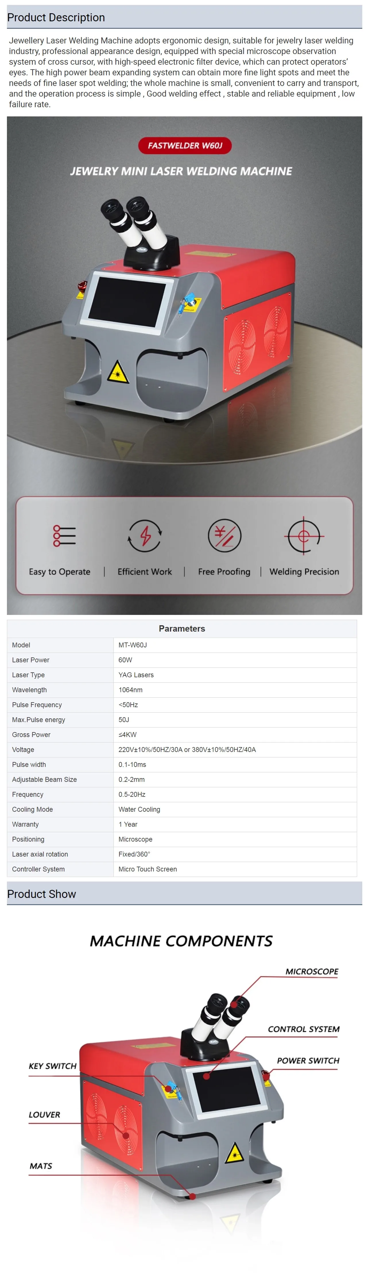 200W Desktop Mini Laser Spot Welder Manufacture Price Gold Silver Platinum Jewelry Laser Welding Machine