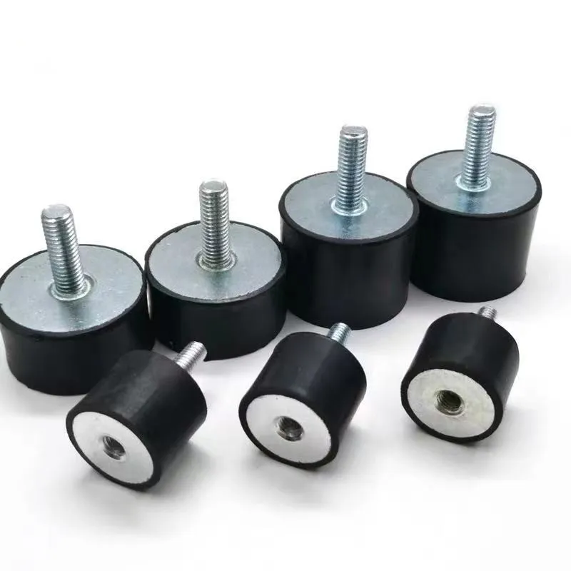 Anpassbarer Gummi-Sto&szlig;d&auml;mpfer mit Gewinde Gummipuffer Shake Proof Vibrations isolator Caster Anti vibrations halterung
