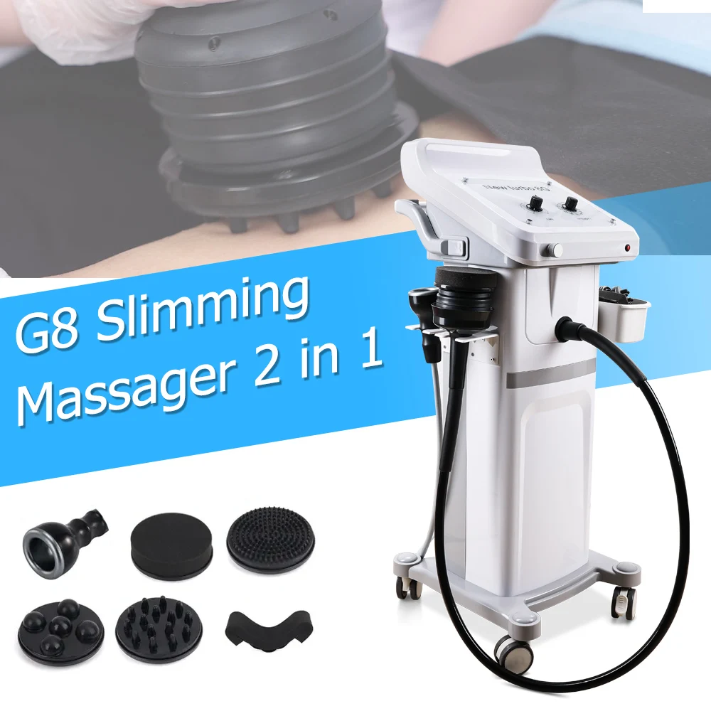 New Turbo 8G 2 in 1 Vacuum Heating Cellulite G8 Slimming Massager G8 Massage Apparatus Machine