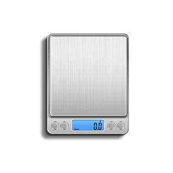 Wholesale food kitchen scale digital balance gram battery power LCD display stainless steel food weight scale