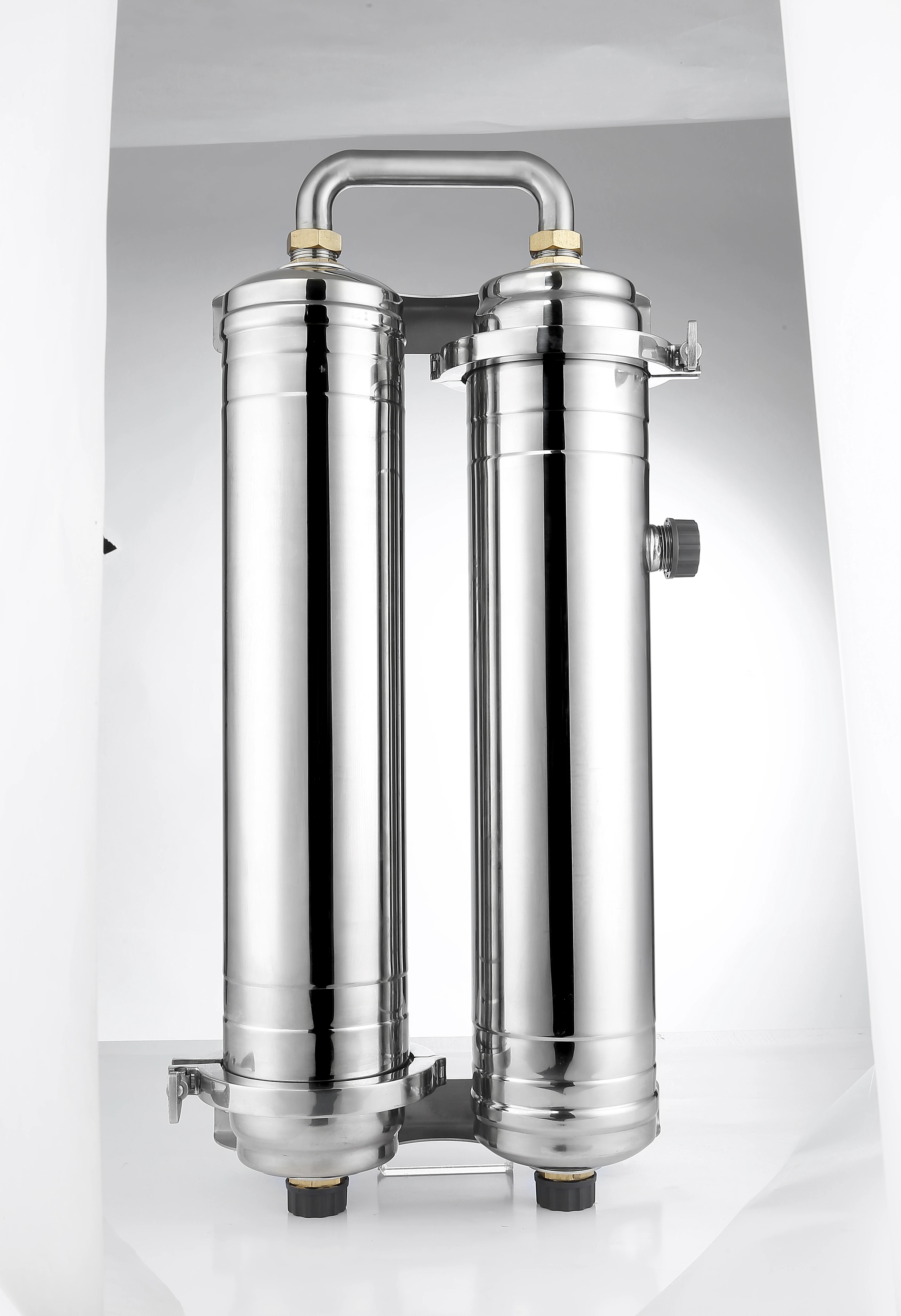 Myteck 3000LPH Large Flow Stainless Steel Home Water Purifier Filters System With UF Carbon Filter for Whole House