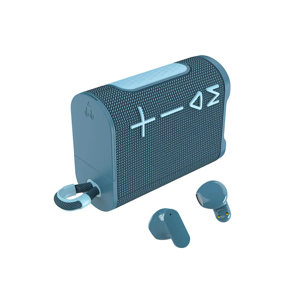 Fones de Ouvido Sem Fio Hi-Fi Estéreo Confortáveis Tipo C TWS com Alto-falante Bluetooth 2 em 1