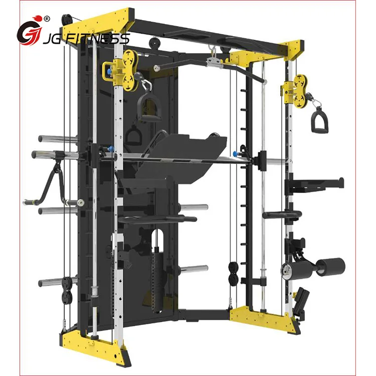 Оборудование для упражнений, тренажер muliti smith с двойной штабелей, Функциональный Тренажер, оборудование для упражнений, кабельная машина