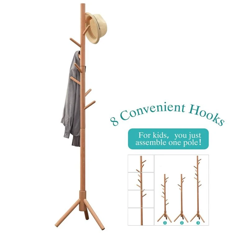 Стеллаж из Букового дерева с изысканной гладкой поверхностью естественного