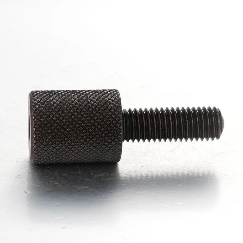 product good material adjusting stopper screws with knurled knob fine thread or coarse thread bolt with nut-62