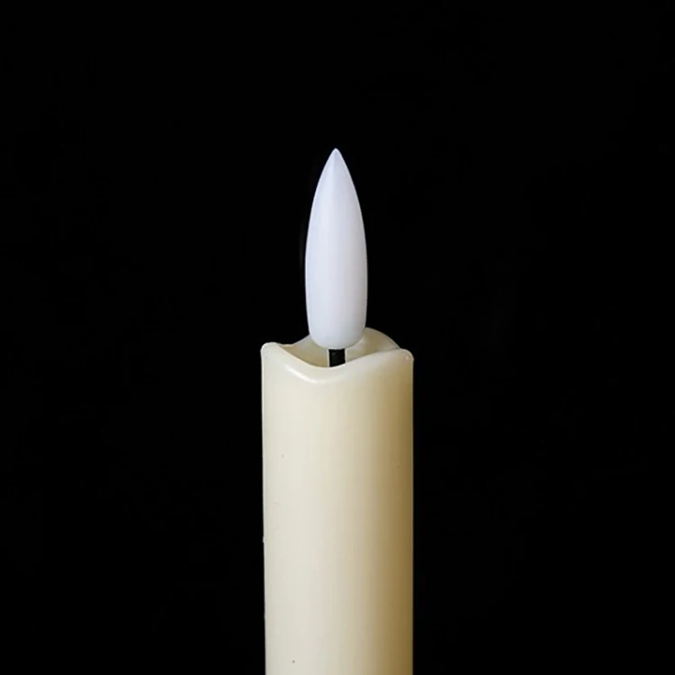 Holiday Party Lighting Flameless Led Taper Candles With Moving Flame