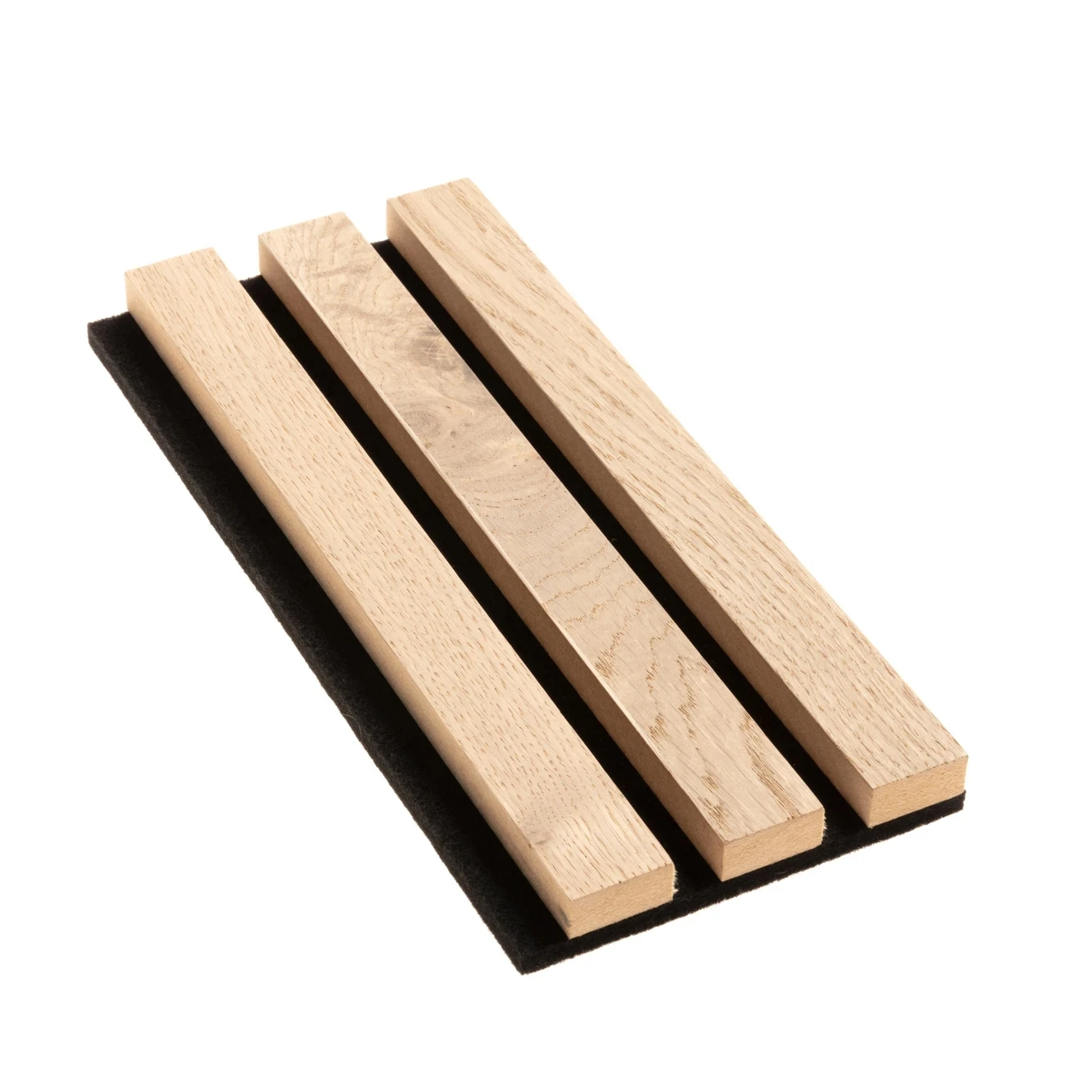 Listones de pared de madera de roble de tamaño estrecho Paneles de pared 3D  Listones de