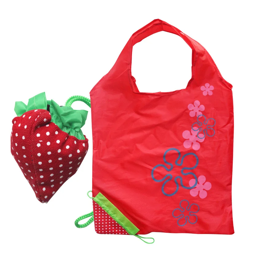 Foldable Shopping Bag 'Strawberry