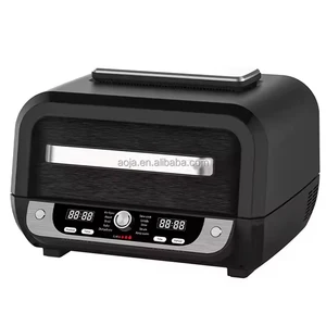 Multi-functional 6L Smart Indoor Smokeless Air Grill Electric Home Indoor Household LED Digital Cool Touch Air Fryer Grill