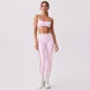 Bra+Leggings - Rose pink