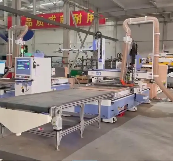 Wood Cutting Machine Atc Cnc Router Whole Automatic Production Line