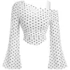 White Polka Dots