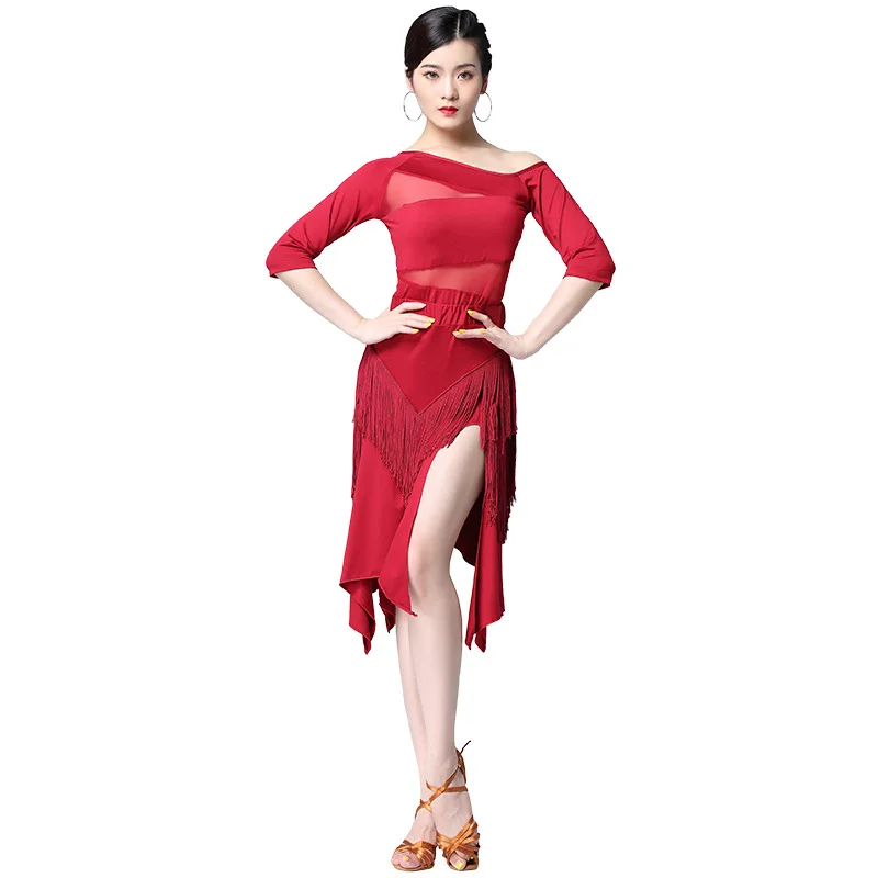 Robe De Danse Lyrique Femme - Top Dos Nu Avec Jupe Asymétrique, Tenue Gymnastique Contemporaine