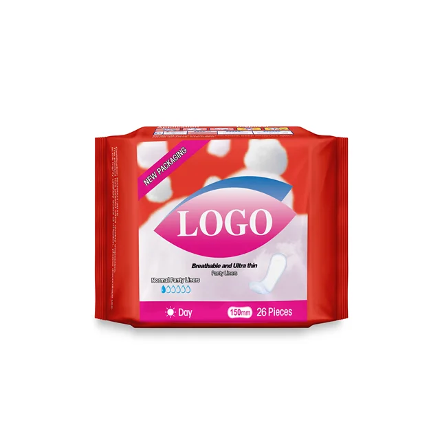 150mm Air Laid Paper Panty Liner Good Quality Ultra Thin Panty Liner For Women Menstrual Period Use