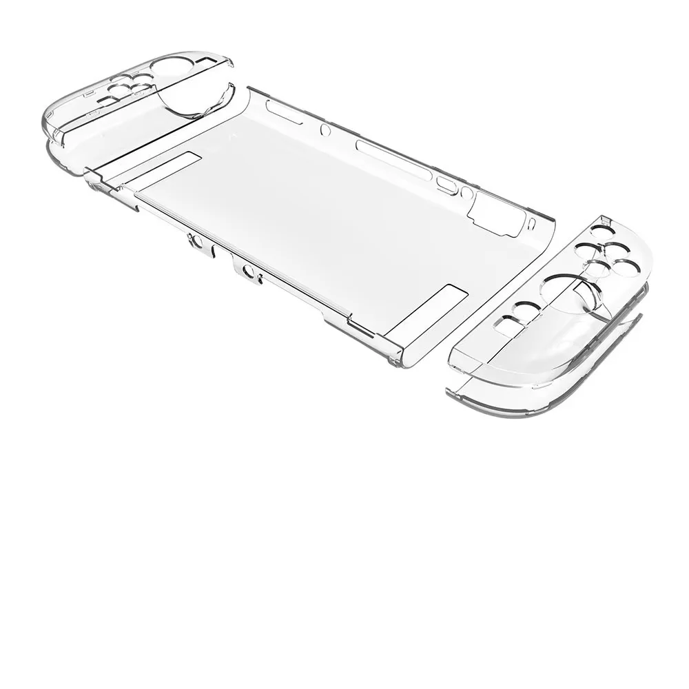 New Game Console Protective Case Split Transparent Crystal Shell Handle Fine Hole Anti-Fall Cover for Switch 2