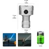 Silvery 18350 battery