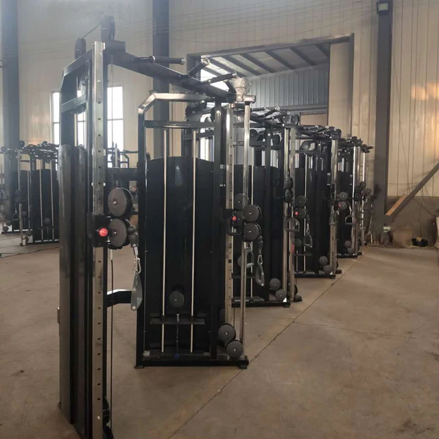 GANAS Fitness Equipment Multi Functional Multi Station Trainer Cable Crossover Smith Machine Machine for Gym
