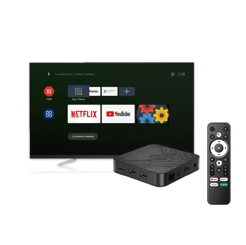 Z8 Pro H618 Android TV Box with 5G Wifi Voice Remote ATV System